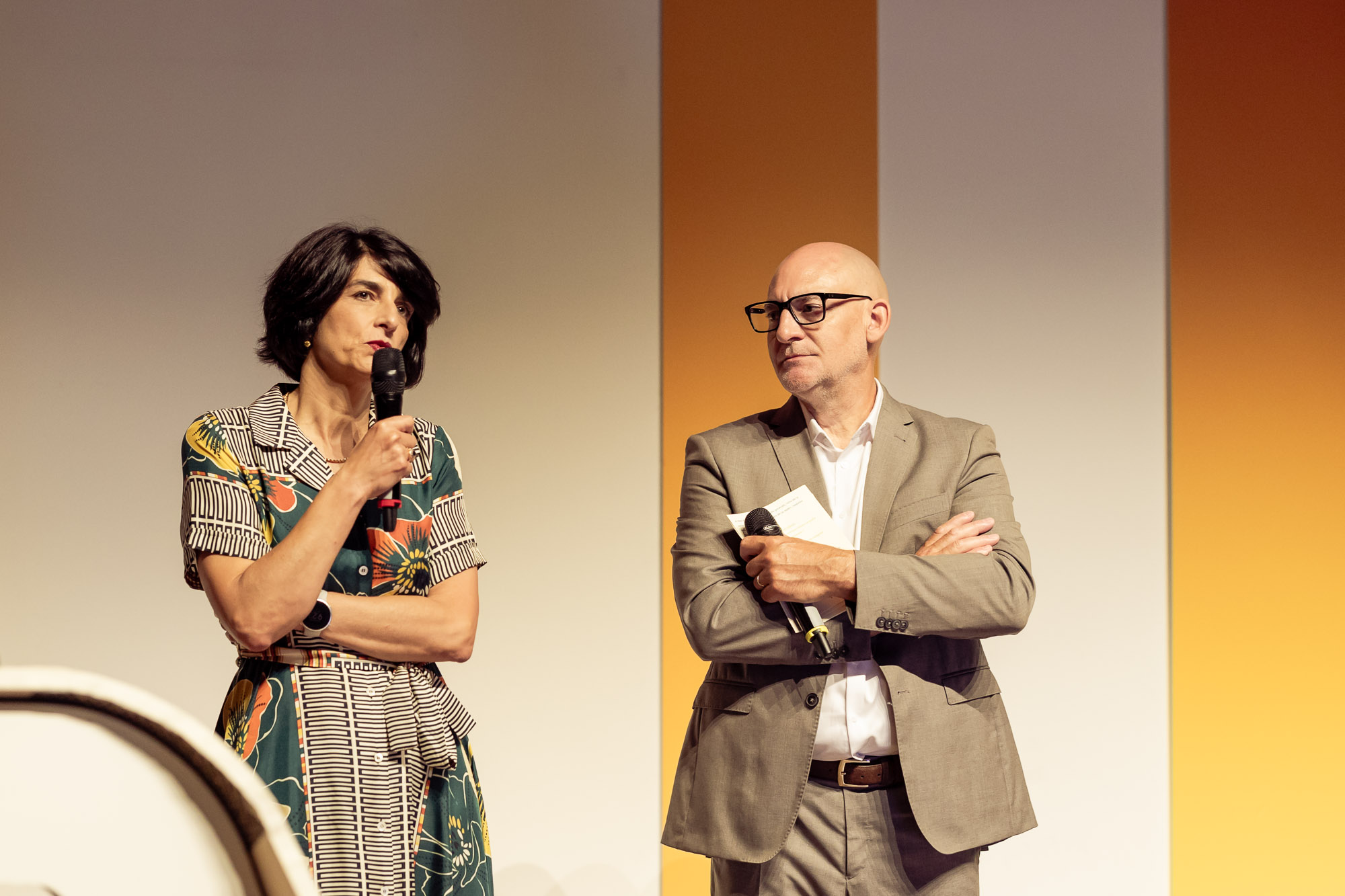 Catherine Touvrey et Thomas Blanchette : directrice générale et président d’Harmonie Mutuelle.