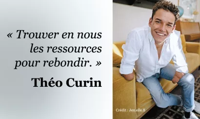 Le sportif quadri-amputé Théo Curin a fait de son handicap une force