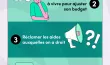 Une illustration donnant 5 conseils pour faire face au surendettement.